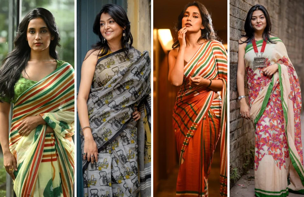 Cotton Sarees for Day Wedding Occasions