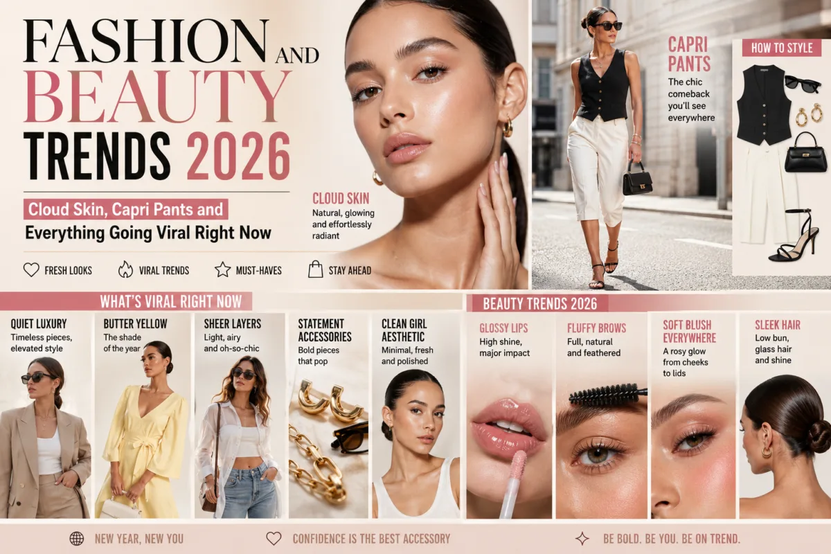 fashion and beauty trends 2026