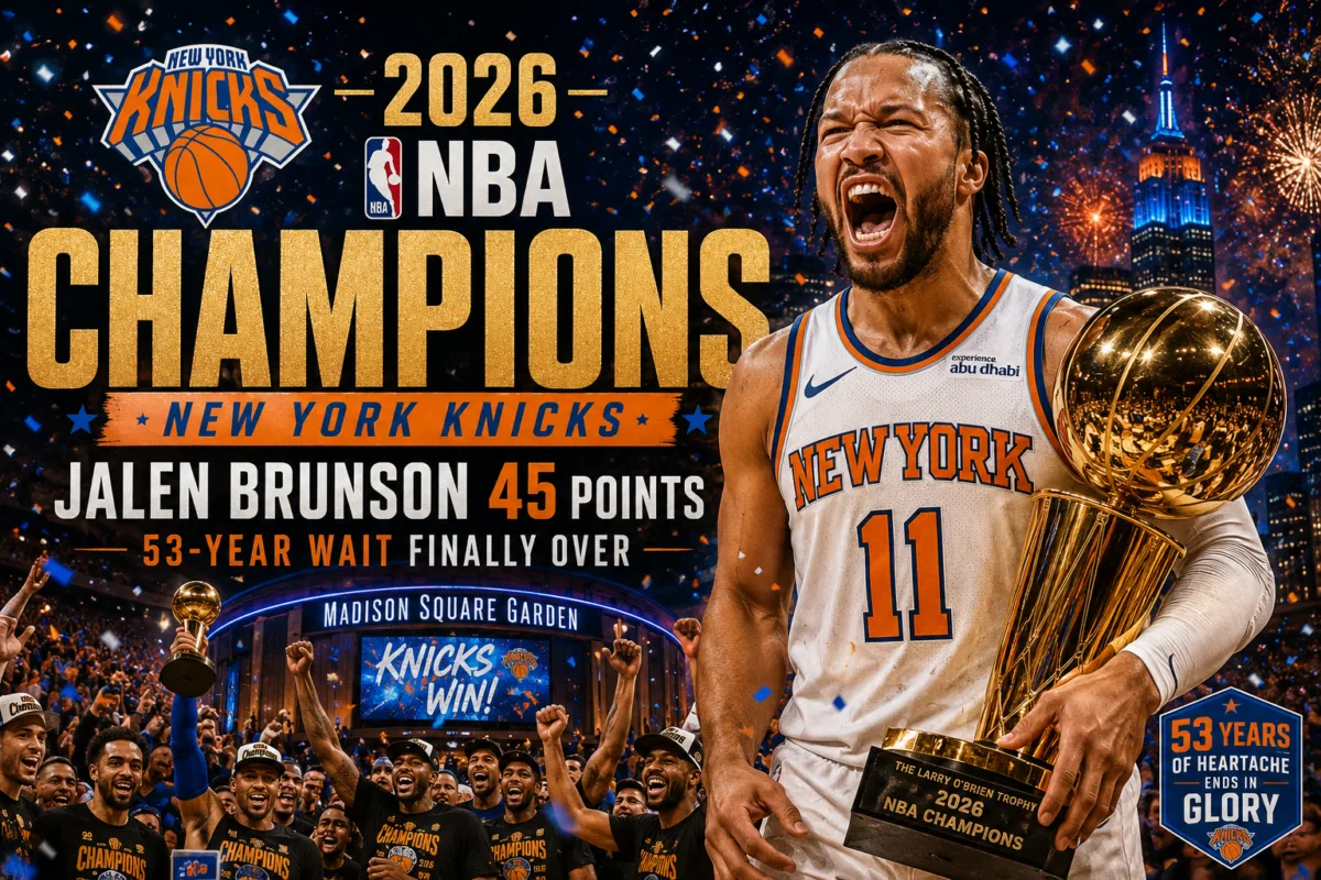 New York Knicks 2026 NBA Champions
