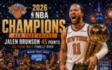 New York Knicks 2026 NBA Champions