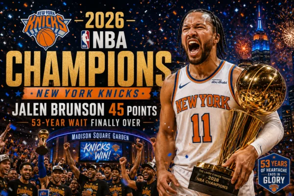 New York Knicks 2026 NBA Champions