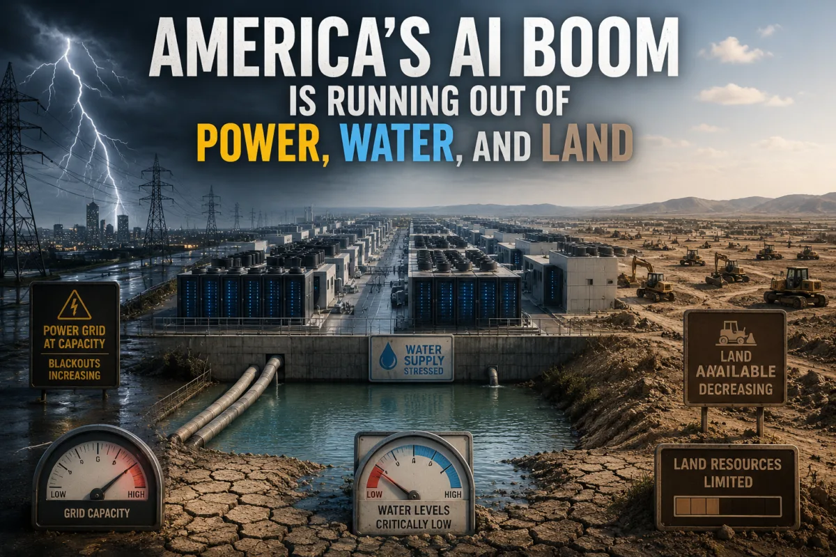 America's AI Boom Is Running Out of Power, Water, and Land | Weblogs4u