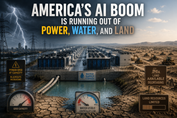 America's AI Boom Is Running Out of Power, Water, and Land | Weblogs4u