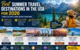 best summer travel destinations USA 2026