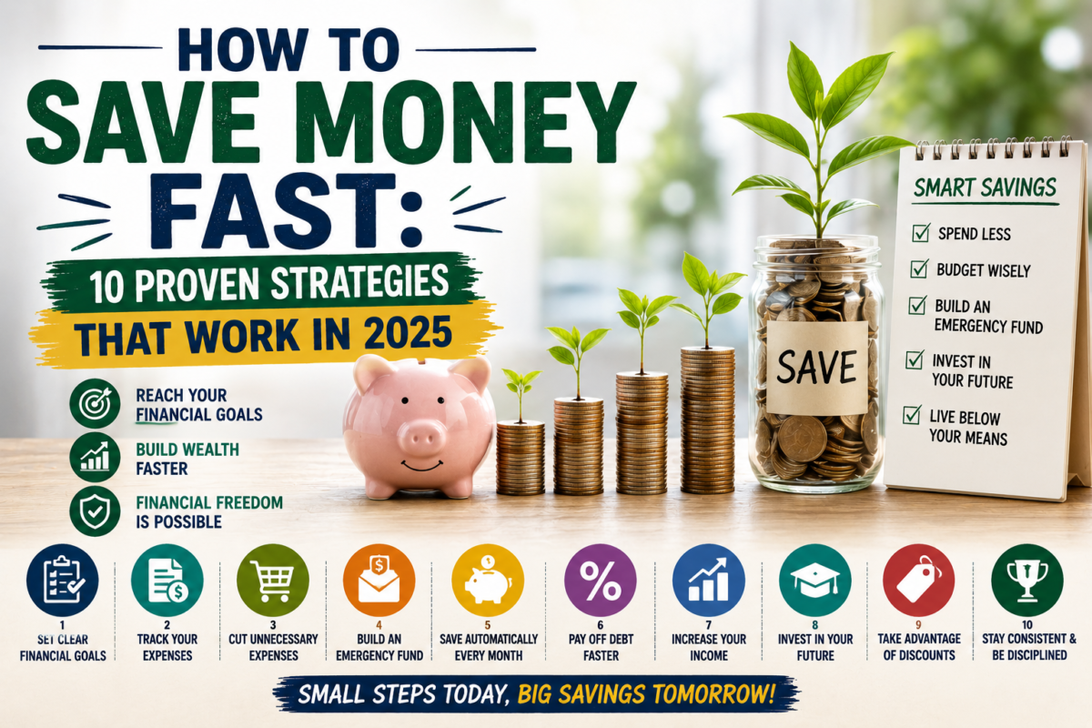 How to Save Money Fast: 10 Proven Strategies That Work in 2025