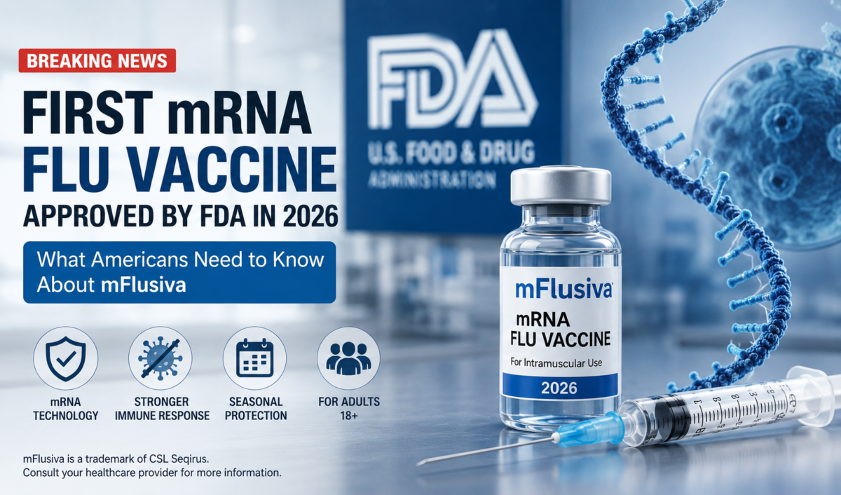 mRNA flu vaccine FDA approved 2026